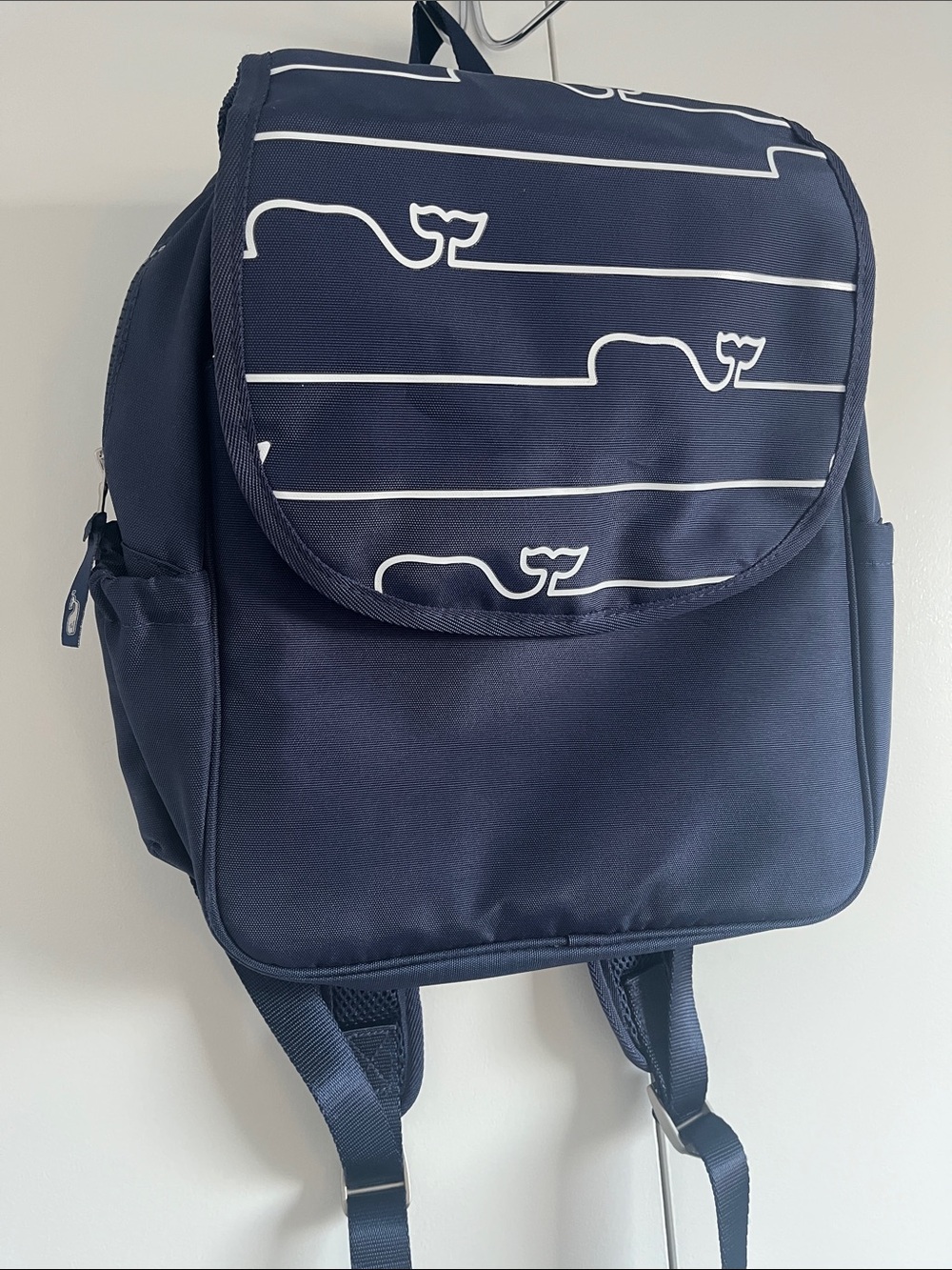 Vineyard Vines x Target Navy Whale-Striped Backpack / Diaper Bag